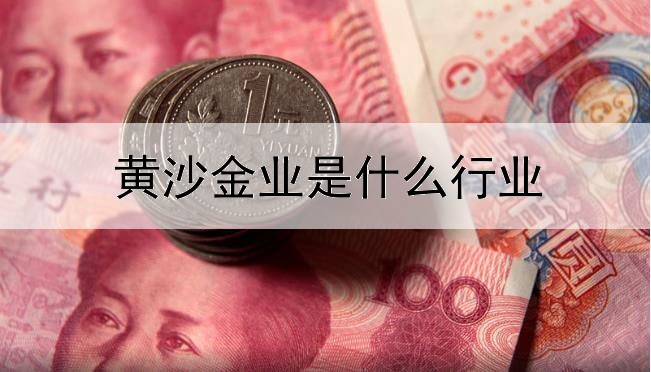 黄沙金业是什么行业