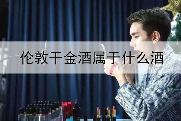 伦敦干金酒属于什么酒