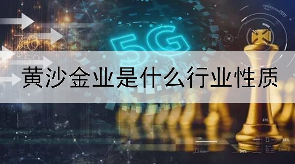 黄沙金业是什么行业性质