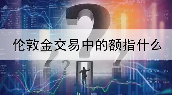 伦敦金交易中的额指什么