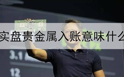 实盘贵金属入账意味什么