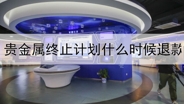 贵金属终止计划什么时候退款